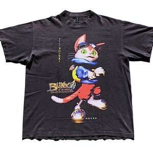 Gildan Blinx The Time Sweeper T-Shirt Unisex Black Excellent Retro Gaming Tee